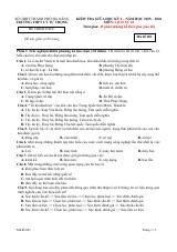 Đề thi Giữa kì 1 Lịch sử 10 năm 2025-2026 trường THPT Lý Tự Trọng (Đà Nẵng)